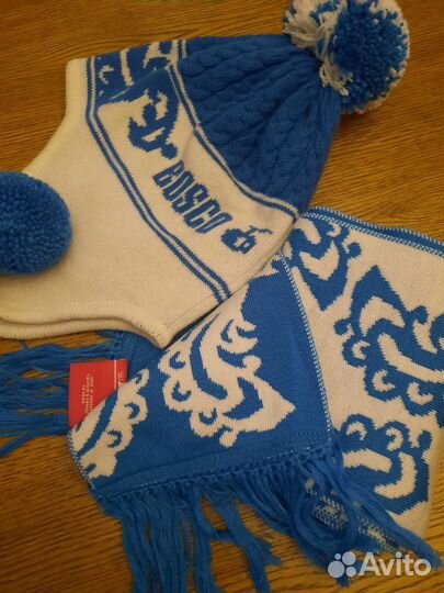 Шапка ушанка женская вязаная