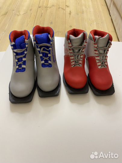 Лыжные ботинки детские р. 32, р. 34