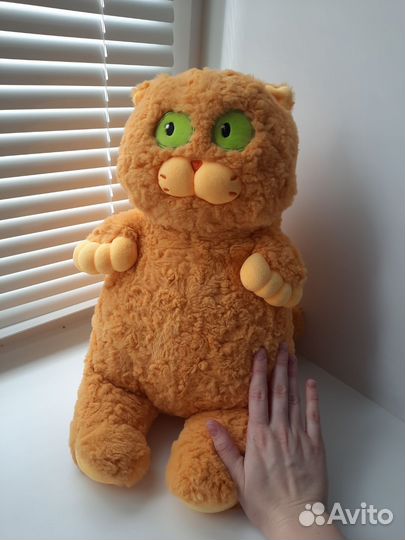 Большая игрушка рыжий кот