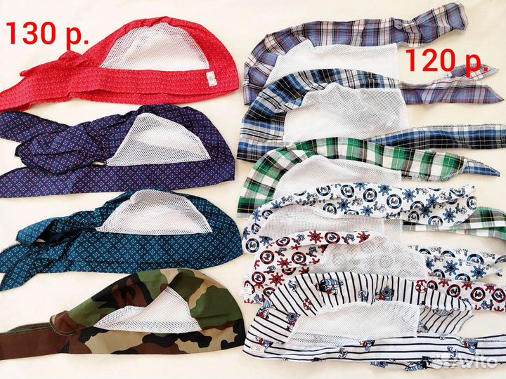 Кепки, Банданы летние для мальчика