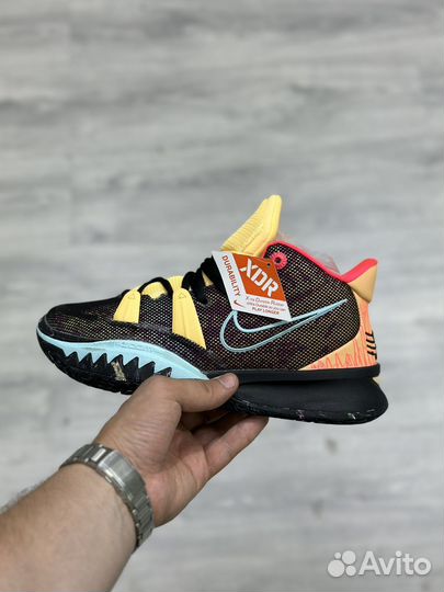 Кроссовки Nike Kyrie 7 мужские желтые оранжевые