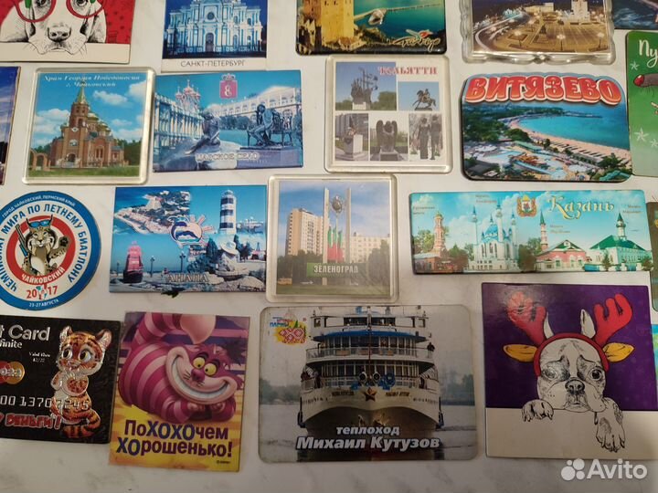 Магниты на холодильник пакетом 37 шт