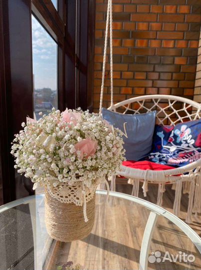 Букет, композиция, гипсофила, цветы