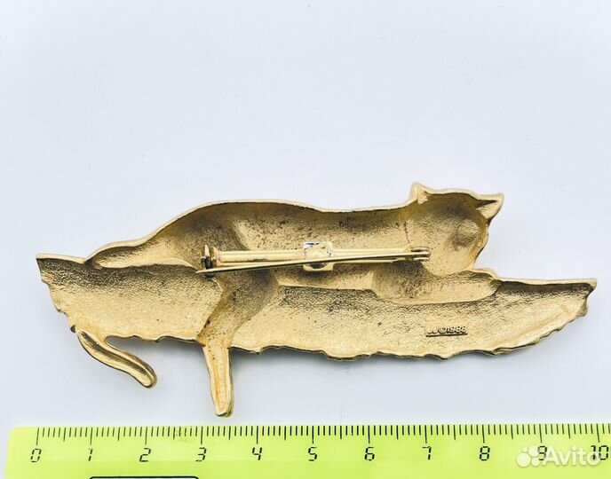 Редкая винтажная брошь JJ Ягуар Пантера Jonette Je