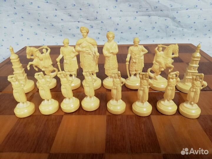 Шахматы СССР сувенирные подарочные «Казаки»