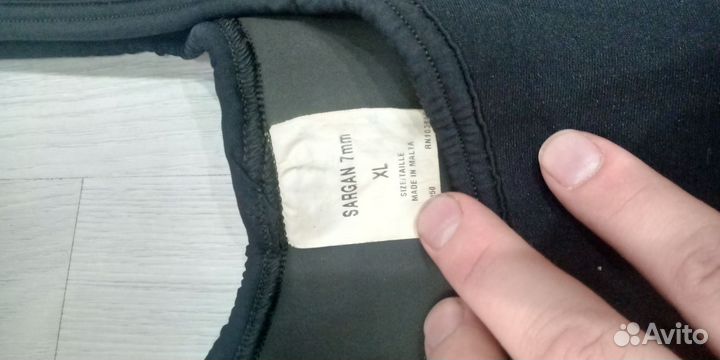 Гидрокостюм для подводной охоты 7мм комплект