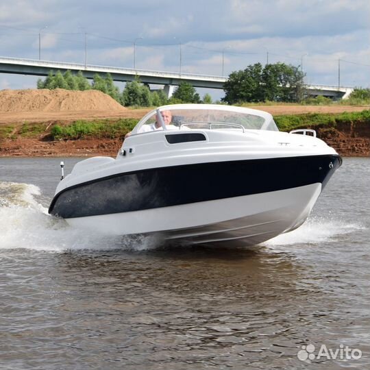 Новый катер с каютой Неман 550 от производителя