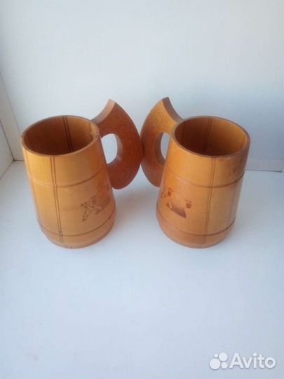 Пивная кружка дерево