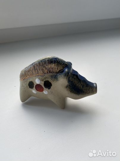 Бронь для Любови. Статуэтка фигурка кабан керамика