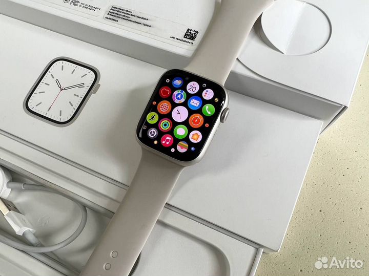 Часы apple watch 7 45 mm акб 85