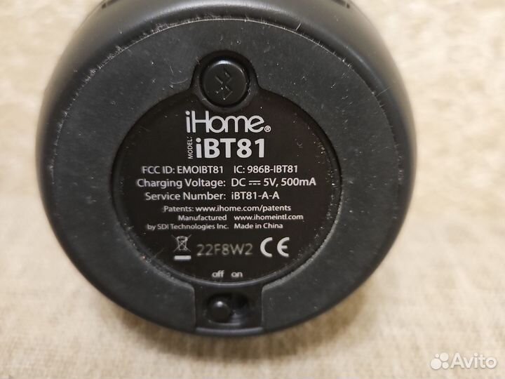 Беспроводная колонка iHome iBT81