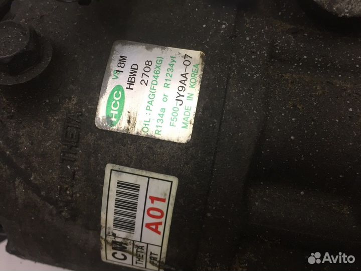 Компрессор кондиционера (Hyundai Santa Fe)