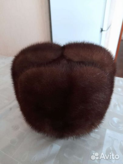 Норковая шапка мужская 55-56 размер