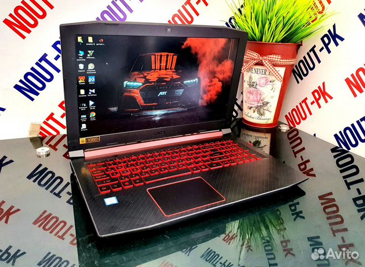 Игровой ноутбук Acer Nitro i5/12гб/GTX1050/ssd+hdd