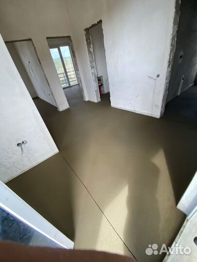 Механизированная полусухая стяжка пола