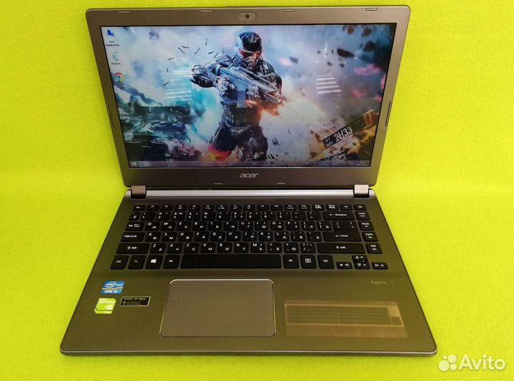 Acer V5 бу мини Ноутбук для танков и офиса i5/SSD