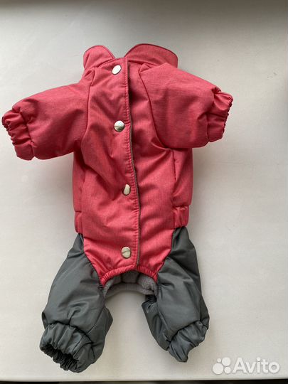 Зимний комбинезон для маленькой собаки