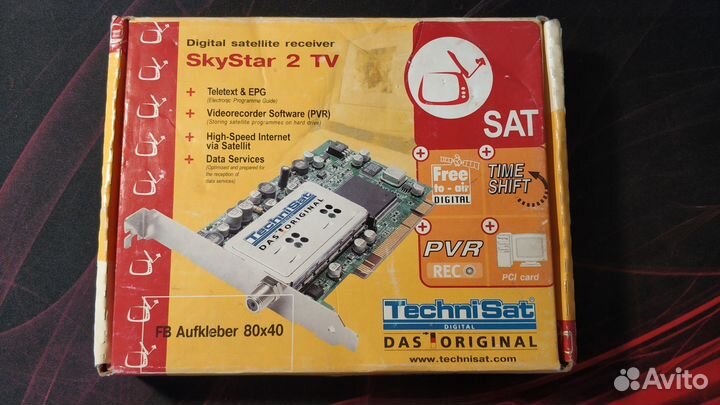 Цифровая спутниковая карта Sky Star 2, PCI