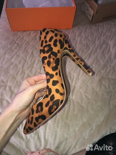 Туфли леопардовые 38