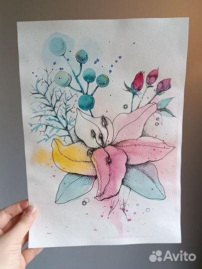 Картины акварелью