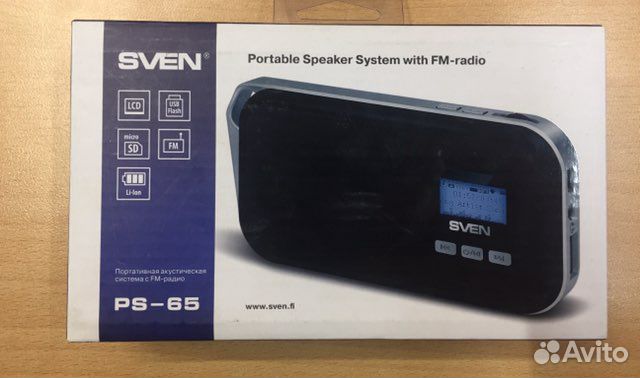 Портативная акустика Sven PS - 65