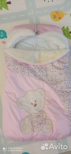 Конверт на выписку зимний для девочки