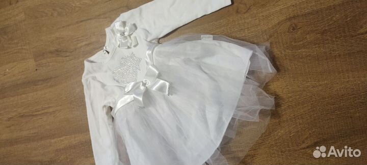 Нарядное платье для девочки 68 74