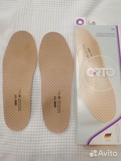 Ортопедические стельки-супинаторы orto 37 р новые