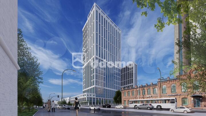 Квартира-студия, 24,3 м², 25/32 эт.