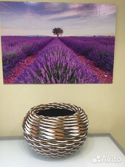 Кашпо из ротанга 12 литров