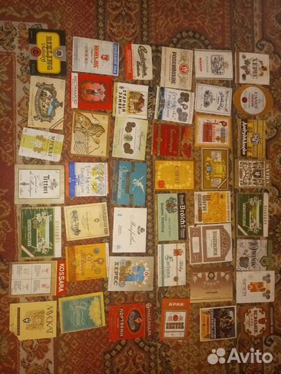 Винные этикетки времен СССР