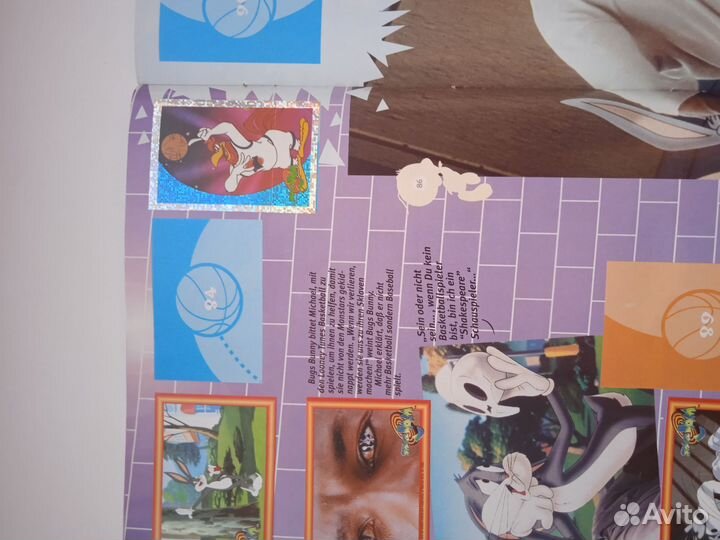 Альбом с наклейками Космический матч Space Jam