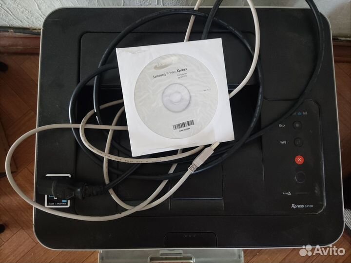 Принтер лазерный Samsung Xpress C410W, цветн., A4