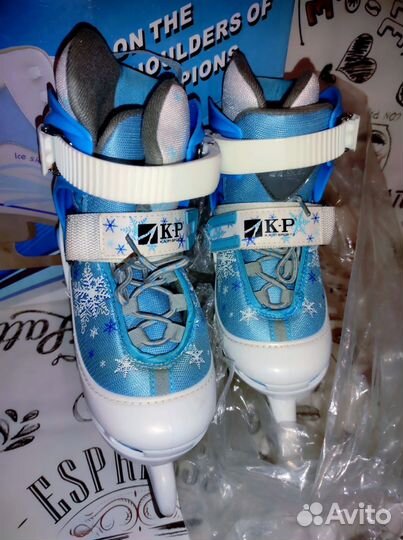 Коньки новые раздвижные 30-33 в коробке