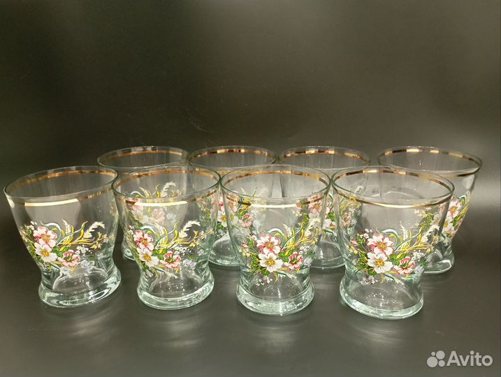 Стаканы 8 шт Богемия Чехия