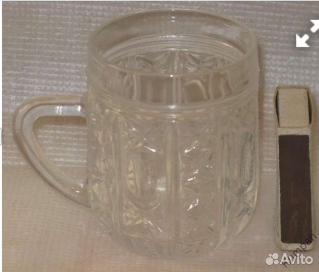 Пивная кружка СССР хрусталь 125 мл