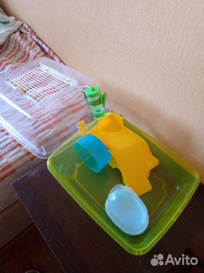 Клетка для хомяка пластиковая