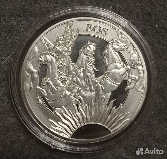 Монета Остров Святой Елены 2023 Богиня Эос Серебро