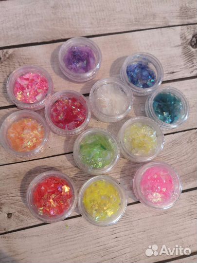 Блестки для ногтей или слайма