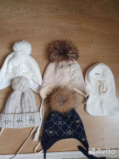 Шапка шлем для девочки