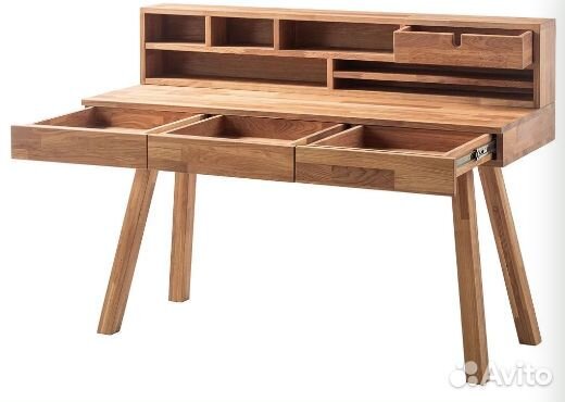 Письменный стол, Стол-секретер 140х60см из массива