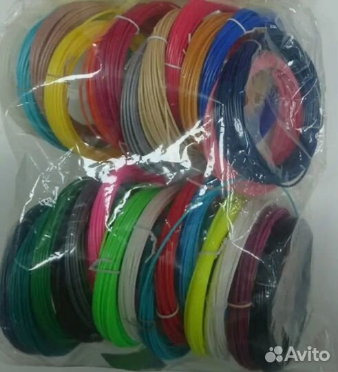 Стрежни пластик для 3д 3d ручки новые 10 штук