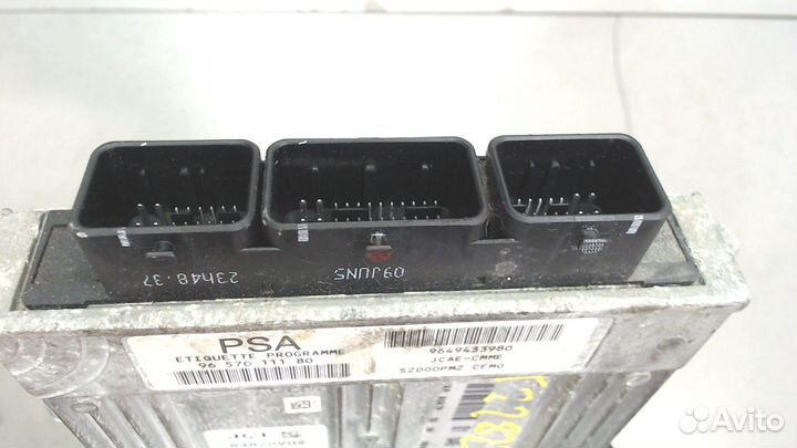 Блок управления двигателем Peugeot 1007, 2005