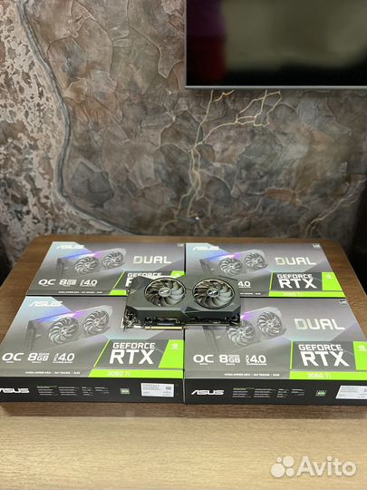 Видеокарта asus Dual GeForce RTX 3060 Ti V2 OC