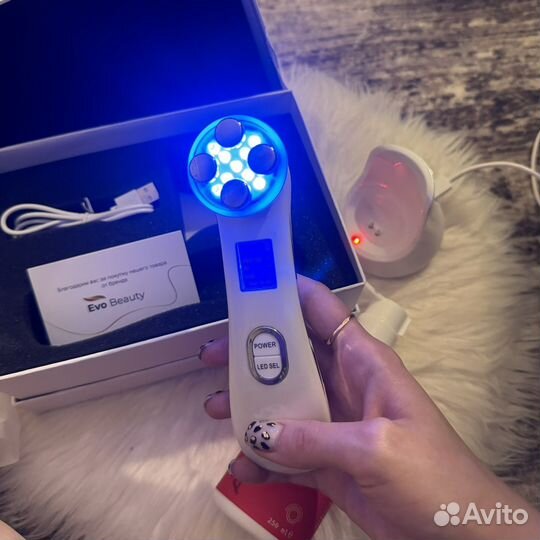Аппарат микротоков EMS с LED +контактный гель