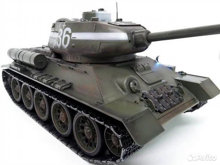 Р/У танк Taigen 1/16 T34-85 (СССР) V3 2.4G (зелены