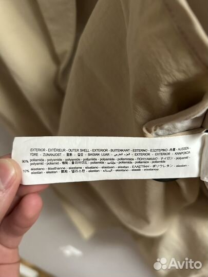 Плащ тренч мужской zara