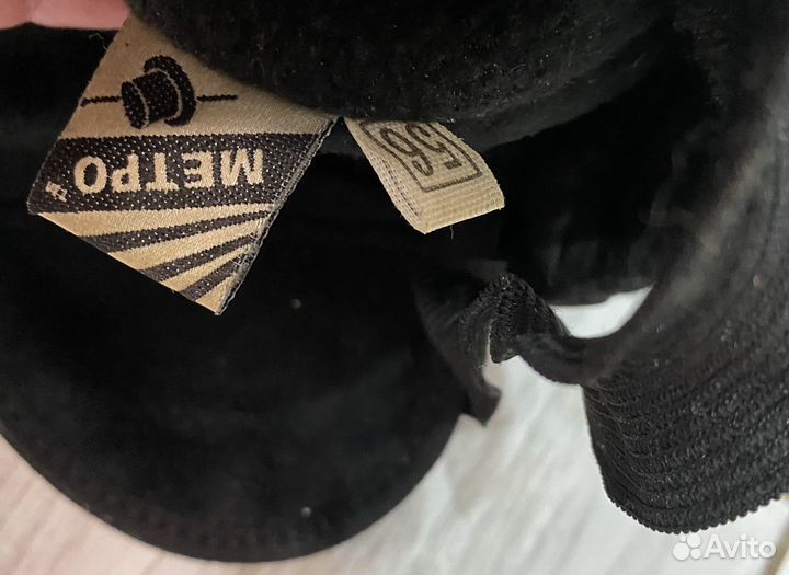 Мужская кожаная кепка 56