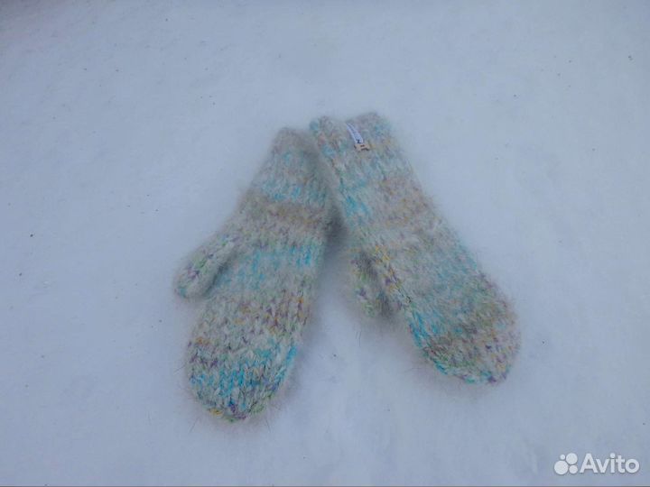 Варежки из собачьей шерсти