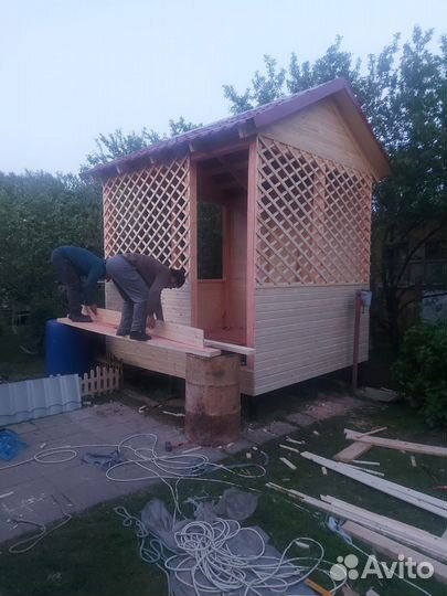 Навесы, беседки, террасы. Гарантия, Выезд